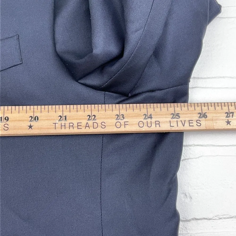 Jack Victor Blazer Men 48L Blue Gibson Super 110s Wool Clasisc Career‎ Canada
